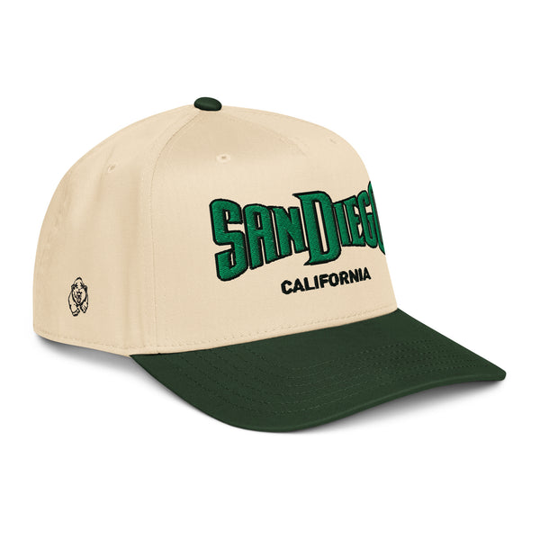 “San Diego” embroidered 5 panel cap